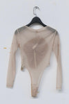 OUDE WAAG velvet splicing New knotwear OW-23SS-BD03 nude powder